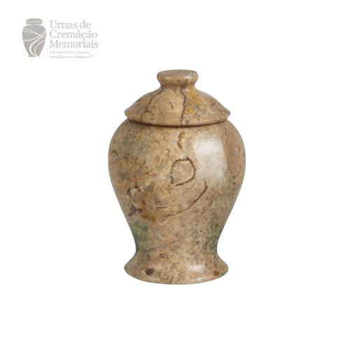 Earth's Embrace Fossil Stone Urn