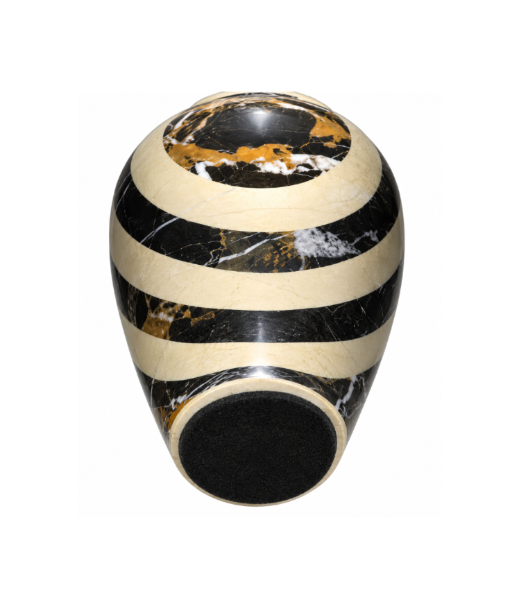 Celestial Contrast Marble Urn