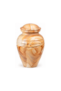 Teak Marble Keepsake Funeral Urn