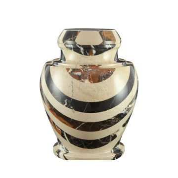 Mosaic Black Gold Cremation Urnas