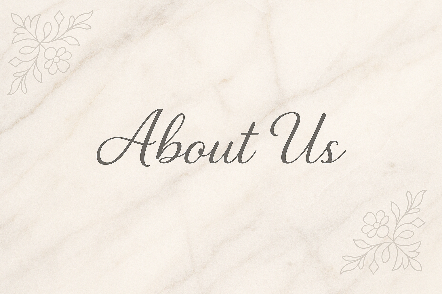 Create a promising banner of about us 