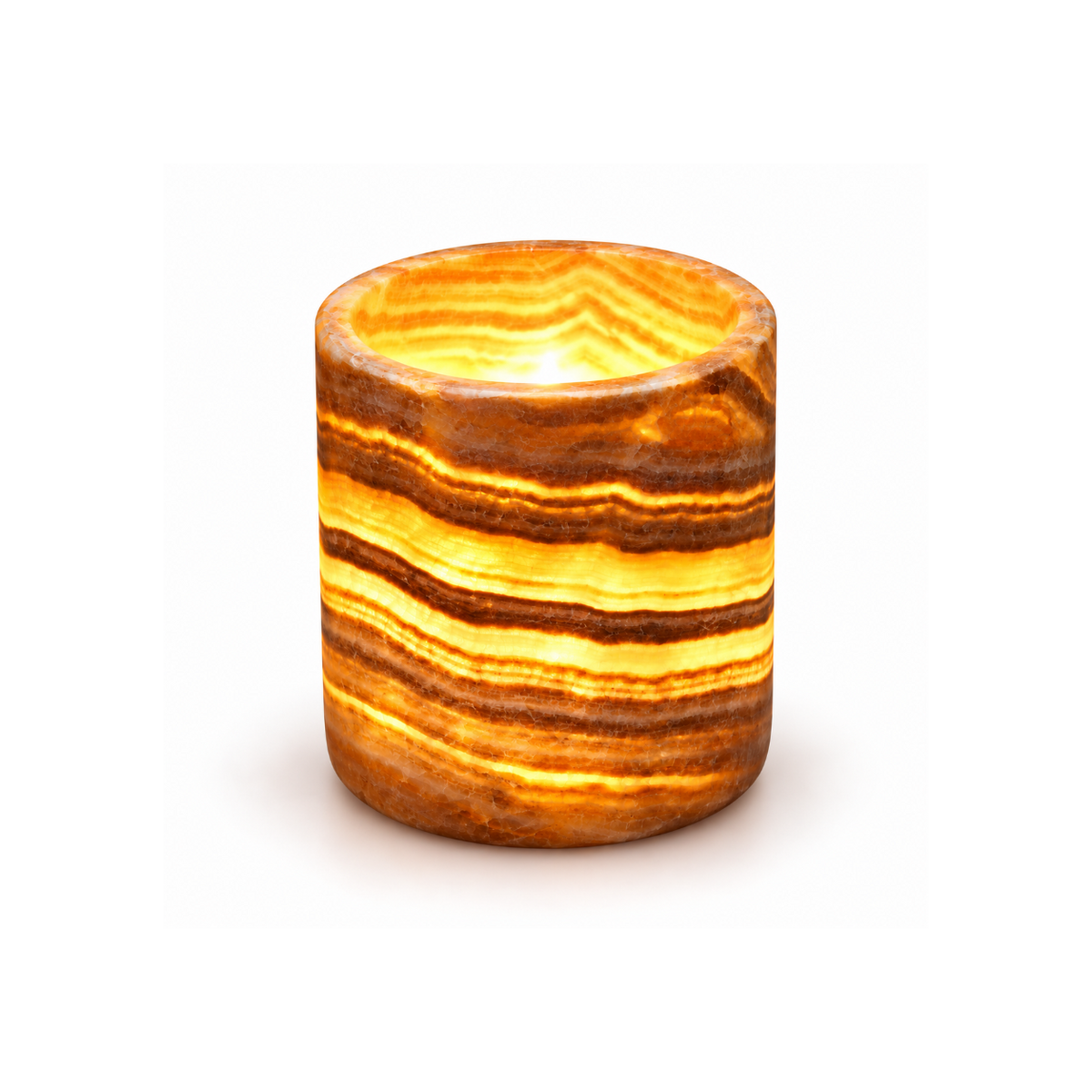 Onyx Votive Cyliner Candle holder