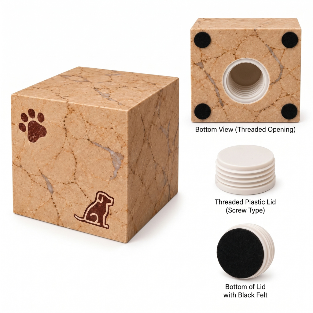 Paw Footprint Urn